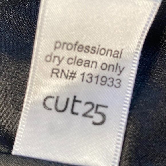 Chic Drop waist LBD with vegan leather trim - Picture 11 of 13